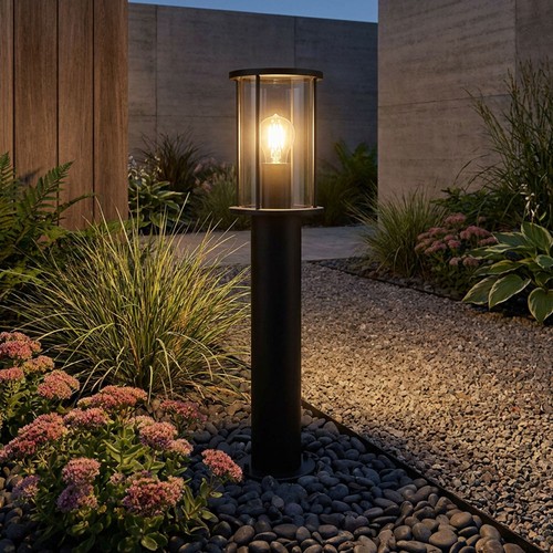 Stehlampe außen sockelleuchte - stehlampe,